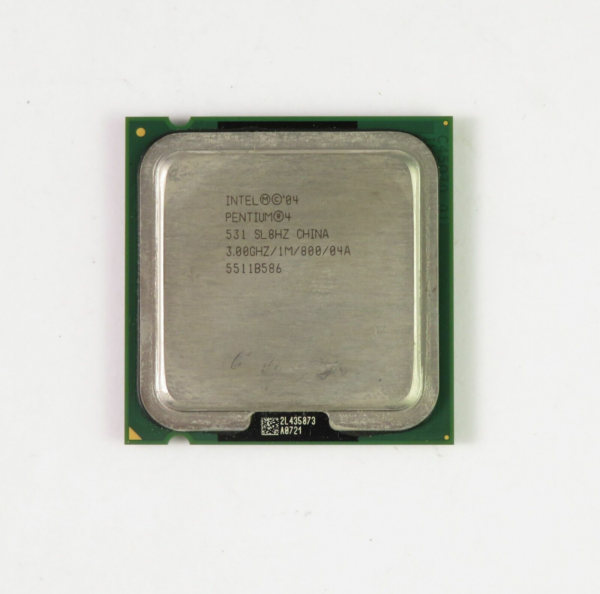 Vintage  Intel Pentium 4 531 LGA775 Desktop CPU Processor 3.0GHz 1MBL2 Prescott