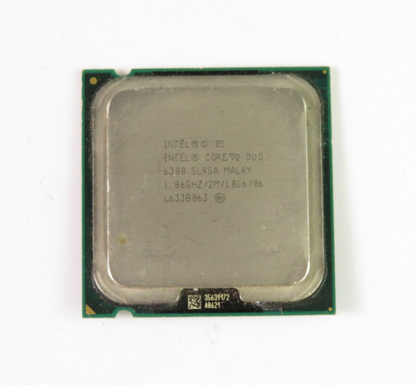 Vintage Intel Core 2 Duo E6300 Processor 1,86 GHz 2MB L2 Conroe LGA775 1066 MHz