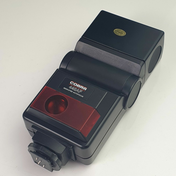 Vintage COBRA 440 AF Dedicated Auto Focus Flash for Nikon TTL - Bounce flash