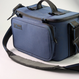 Vintage Amigo PRO Camcorder Roomy Travel Bag for Big Camcorders/SLR Cameras Blue