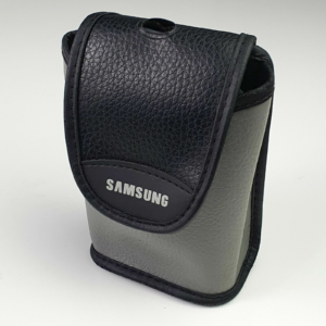 Vintage Samsung Soft Pouch Travel Case for Compact Film Cameras - Black & Grey